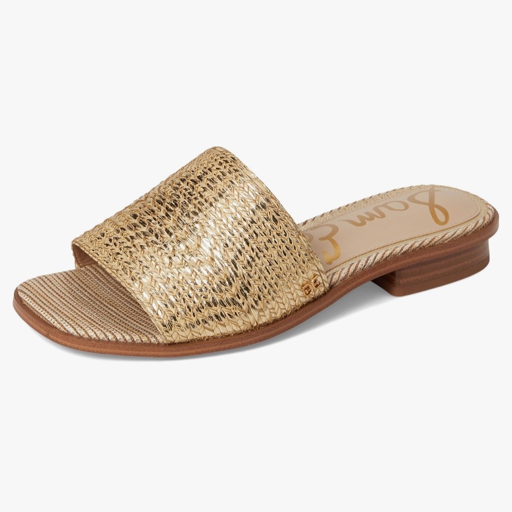Sam Edelman Gold Slide Sandals size 11 - Picture 5 of 7
